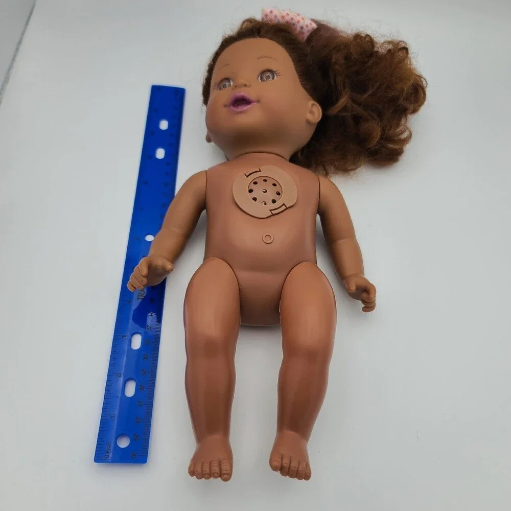 New Adventures Baby Doll Brown Hair Purple Streak Mermaid Dress 2019